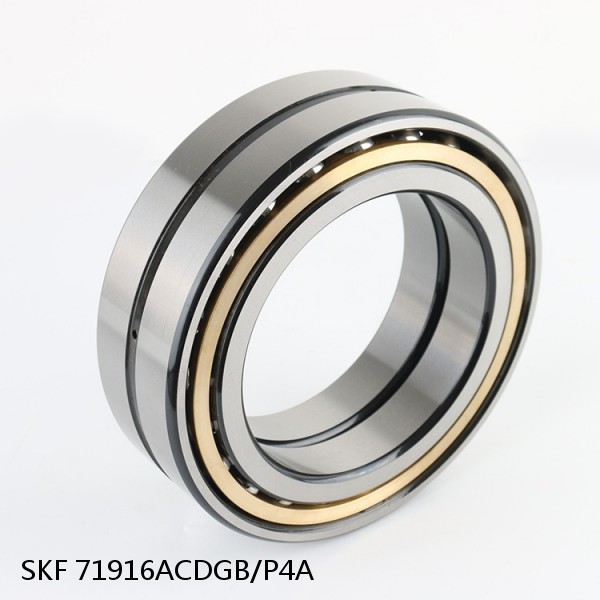 71916ACDGB/P4A SKF Super Precision,Super Precision Bearings,Super Precision Angular Contact,71900 Series,25 Degree Contact Angle #1 image